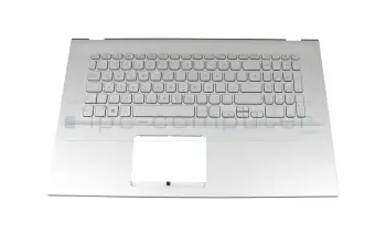 90NB0PI1-R31GE0 original Asus keyboard incl. topcase DE (german) silver/silver