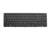 Keyboard DE (german) black/black matte suitable for Lenovo G50-45 (80E3/80J1/80MQ)