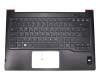 Keyboard incl. topcase DE (german) black/black with backlight original suitable for Fujitsu LifeBook U772