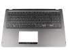 SN6571BL original LiteOn keyboard incl. topcase DE (german) black/grey with backlight
