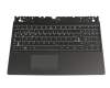 5CB0S91801 original Lenovo keyboard incl. topcase DE (german) black/black with backlight