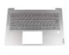 Keyboard incl. topcase DE (german) grey/grey with backlight original suitable for Lenovo IdeaPad S540-14API (81NH)
