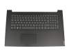Keyboard incl. topcase DE (german) grey/black original suitable for Lenovo IdeaPad L340-17API (81LY)
