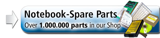 Notebook spare Parts - over 200.000 parts in stock