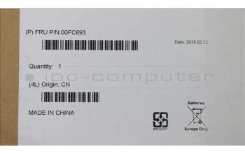 Lenovo 00FC693 SUBCARD 16 2.5 BP for Rafale(a