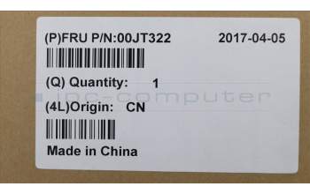 Lenovo 00JT322 HINGE,JAR,left+right,BL