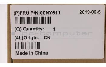 Lenovo 00NY611 Audio card,LNV