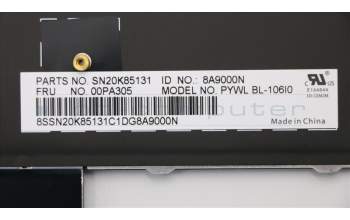 Lenovo 00PA305 NB_KYB PYWL-KBD,IT,CHY,BL