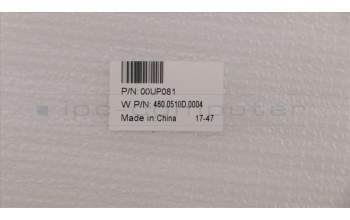 Lenovo 00UP081 D-Abdeckung für WWAN, Gummi, schwarz, PA/GF