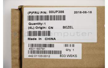 Lenovo 00UP386 FRU 14W Strip Cover, black, with washe