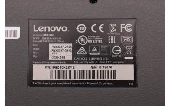 Lenovo 00XH548 Keyboard External,USB,French,Non_Backlight