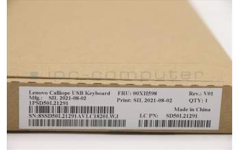 Lenovo DT_KYB USB Calliope KB BK FRA for Lenovo ThinkCentre S200z (10K4/10K5)