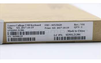 Lenovo DT_KYB USB Calliope KB BK SWE for Lenovo ThinkCentre S200z (10K4/10K5)