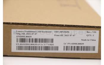 Lenovo 00XH696 DT_KYB USB TRDTNL KB BK CZE