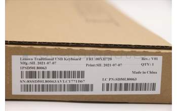 Lenovo 00XH720 DT_KYB USB TRDTNL KB BK SPA