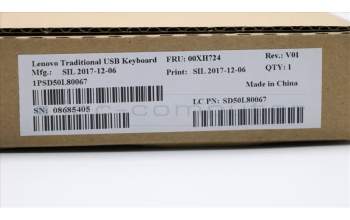 Lenovo 00XH724 DT_KYB USB TRDTNL KB BK 440 TUR