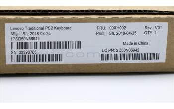 Lenovo 00XH902 Keyboard External,PS2,Bulgarian,Black