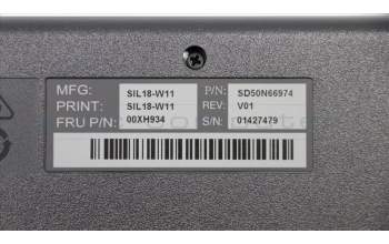 Lenovo 00XH934 Externe Tastatur, PS2, Englisch, Schwarz, Nicht beleuchtet