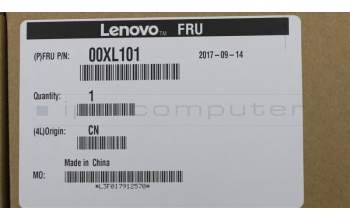 Lenovo 00XL101 CABLE Fru,U3 F_IO U500A500 _20pin