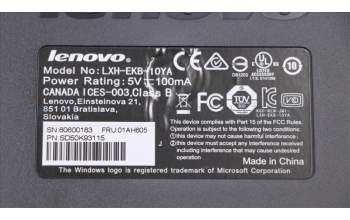 Lenovo 01AH605 DT_KYB EKB-10YA(RU) B-Silk USB,RU