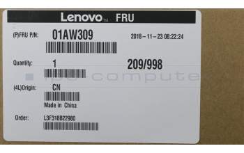 Lenovo 01AW309 MECH_ASM LCD Front Frame,w/o screw