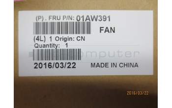 Lenovo 01AW391 HEATSINK UMA w fan DELTA