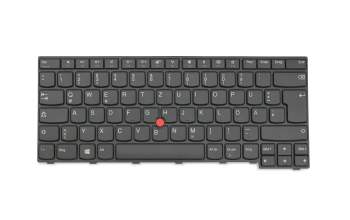 01AX052 original Lenovo keyboard DE (german) black/black matte with mouse-stick