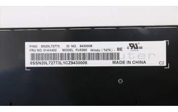 Lenovo 01AX452 NB_KYB Windu KBD,BE,LTN