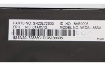 Lenovo 01AX512 NB_KYB Windu KBD,SI,CHY BL