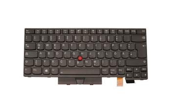 01AX581 original Lenovo keyboard black/black with backlight and mouse-stick