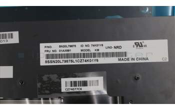 Lenovo 01AX691 NB_KYB Lin2 KBD,NDC,LTN