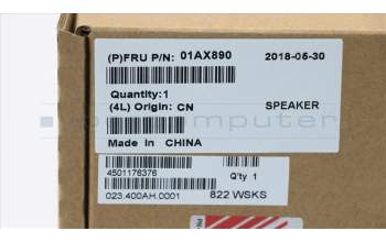Lenovo 01AX890 SPEAKERINT Speaker ASM L R