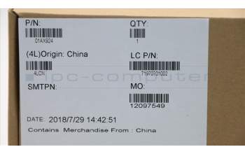 Lenovo 01AX924 HEATSINK CPU heatsink w fan SW