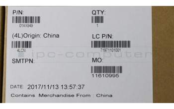 Lenovo 01AX949 COVER Base,BLK,plastic,w/ screws