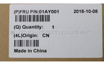 Lenovo 01AY001 MECH_ASM CS15S_3+2BCP,MYLAR,PBLACK,CHY