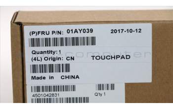 Lenovo 01AY039 ECH_ASM CS16_2BCP,MYLAR,BLACK,TRA