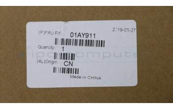 Lenovo 01AY911 COVER D-cover,w/ESD,SCR,hook,Black