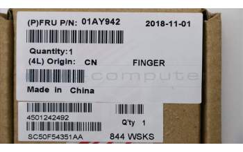 Lenovo 01AY942 MECHANICAL SYN Touch FPR,card,SLV,JYT