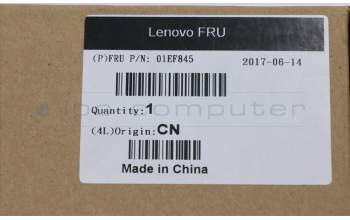 Lenovo 01EF845 MECHANICAL Dust Cover,333AT,AVC