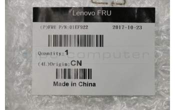 Lenovo 01EF922 SHIELD Intel B250 R/IO Shield,AVC