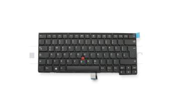 01EN520 original Lenovo keyboard DE (german) black/black matte with mouse-stick