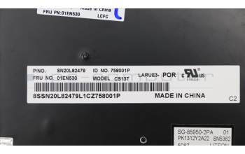 Lenovo 01EN530 NB_KYB Larue3 KBD,PT,LTN