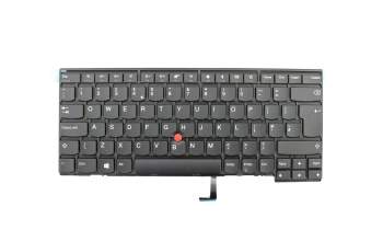01EN537 original Lenovo keyboard UK (english) black/black matte with mouse-stick