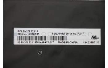 Lenovo 01EN753 NB_KYB Thorpe2 KBD,USI,DFN BL