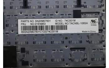Lenovo 01EN953 NB_KYB Tachi NBL KBD,SI,CHY