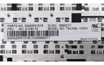 Lenovo 01HX174 NB_KYB TACHI2 CHY NBL-KB IN