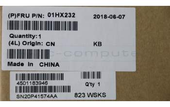 Lenovo 01HX232 NB_KYB TACHI2 CHY BL-KB GR