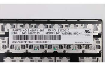 Lenovo 01HX325 NB_KYB Windu2 CHY NBL-KB CH