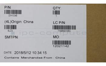 Lenovo 01HX346 Interne Tastatur, Bulgarisch, Nicht beleuchtet