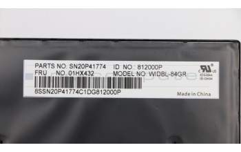 Lenovo 01HX432 NB_KYB Windu2 CHY BL-KB GR